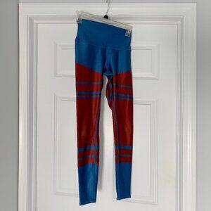 Alo Yoga High Rise Airlift Leggings in Cobalt Marathon Small